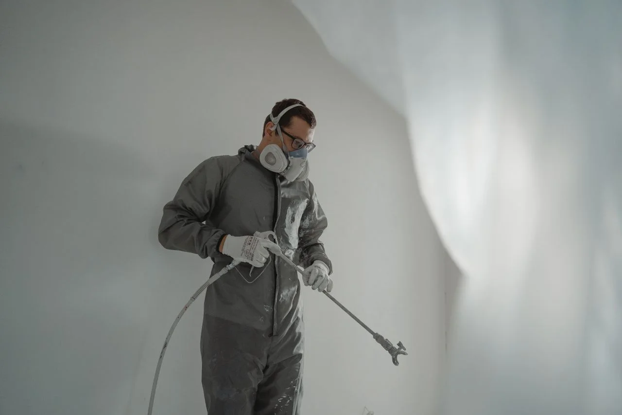 on site spray painting london